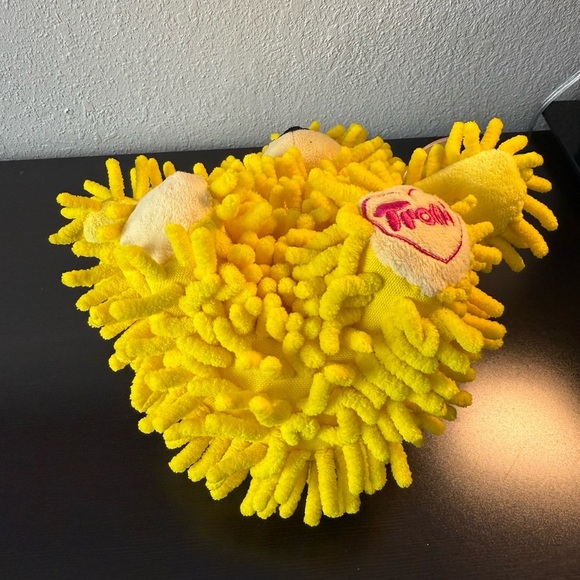 Trolls Yellow Fuzzy Plush Toy - Picture 5 of 6